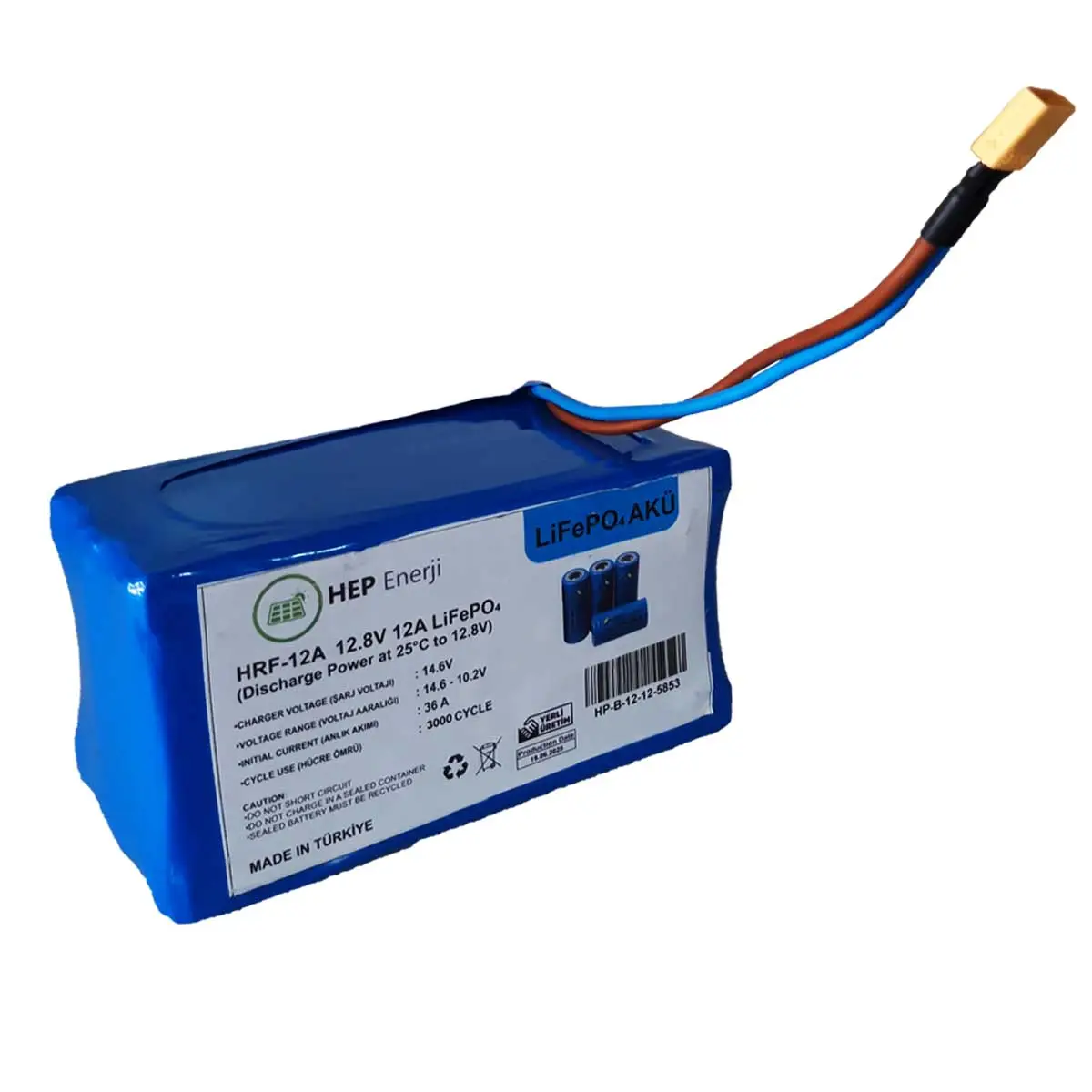 12v 12ah Lifepo₄ Lityum Akü Güneş Enerjisi, Ups, Karavan